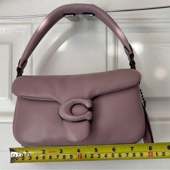 Coach Pillow Tabby Shoulder Bag 18 in color lilac - Picture 12 of 13